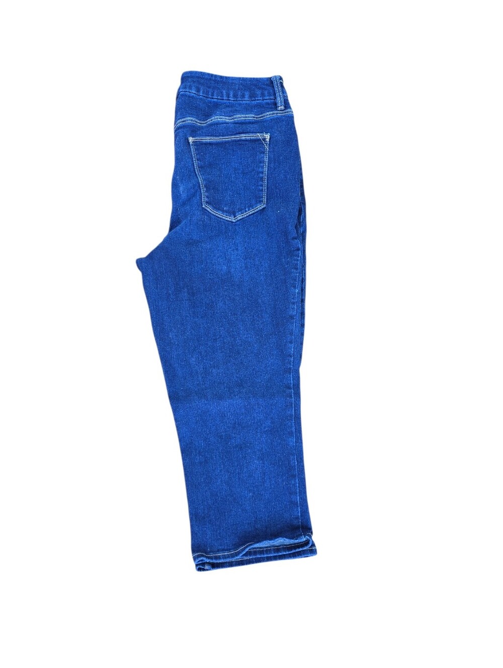 Chicos Perfect Stretch Girlfriend Slim Leg Mid-Rise Capri Jeans 1.5 - Picture 3 of 3